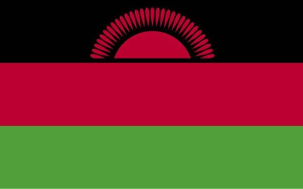 Banderas de países del mundo con nombres - Malaui