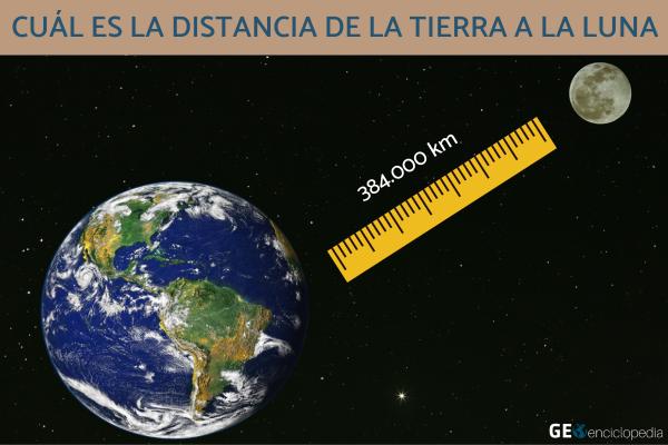 Cuál es la distancia de la Tierra a la Luna