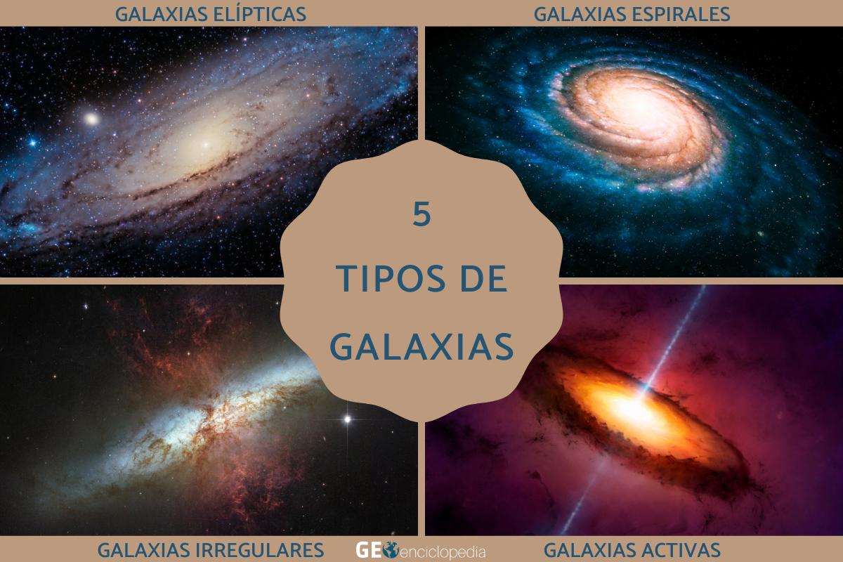 Tipos de galaxias: nombres y características