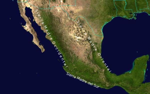 Sierra Madre Oriental - Características de la Sierra Madre Oriental