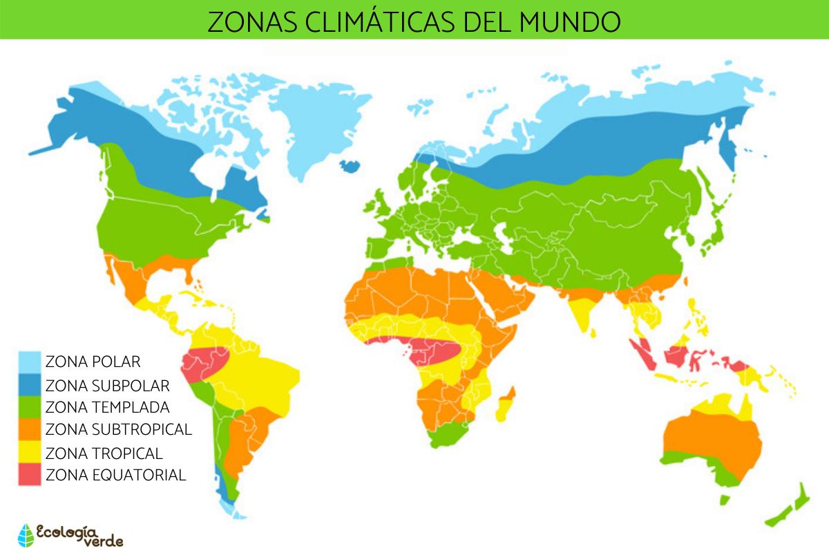 11 tipos de clima en el mundo y sus características ¡Con MAPA!