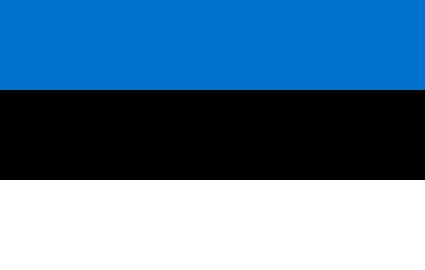 Banderas de Europa con nombres y capitales - Estonia - Tallin