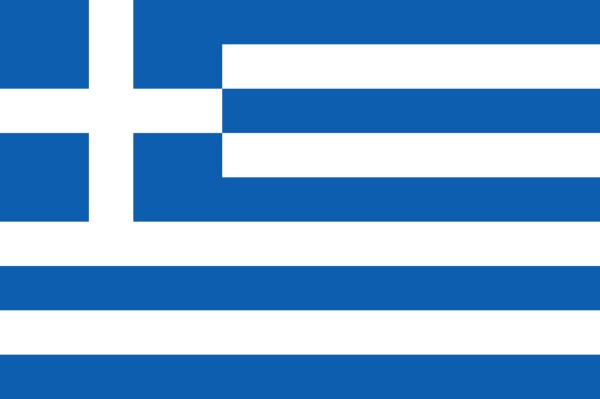 Banderas de Europa con nombres y capitales - Grecia - Atenas
