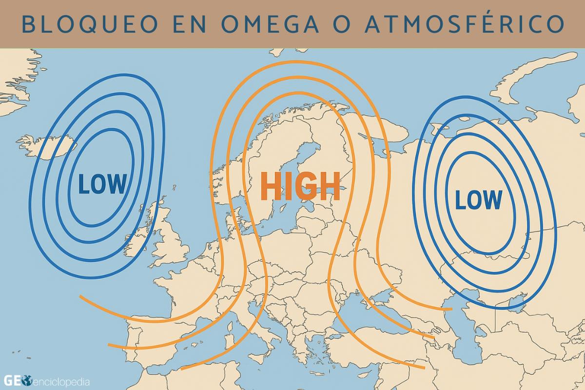 Bloqueo en Omega o bloqueo atmosférico: qué es, cómo se forma y consecuencias