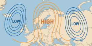 Bloqueo en Omega o bloqueo atmosférico: qué es, cómo se forma y consecuencias