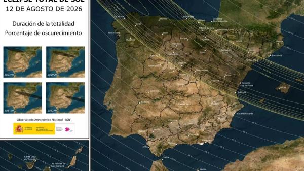 El “día espejo” del eclipse solar: el truco del 29 de abril para saber si podrás verlo bien el 12 de agosto - Cómo comprobar ahora si verás bien el eclipse solar de agosto