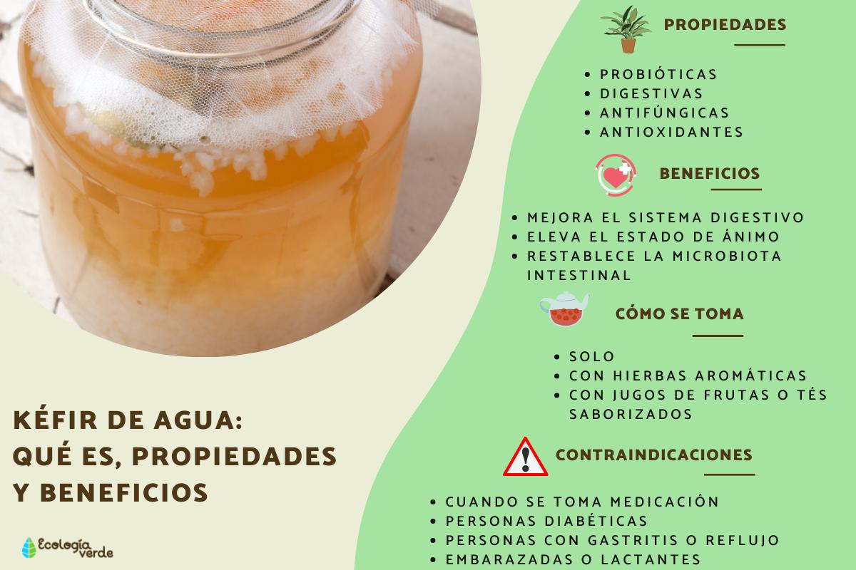 Kéfir de agua: qué es, propiedades y beneficios