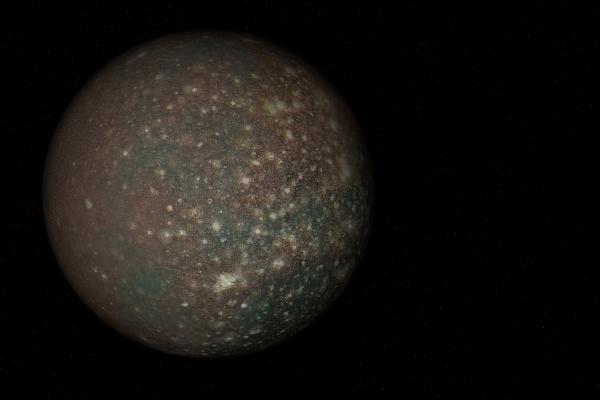 Cuántas lunas tiene Júpiter y sus nombres - Calisto