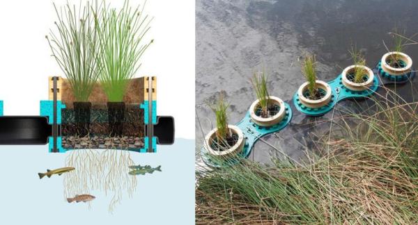 5 eco inventos que te van a sorprender - Jardineras flotantes