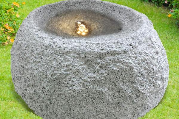 Las mejores fuentes de piedra para jardín baratas - Fuente de agua AMUR Quellstein