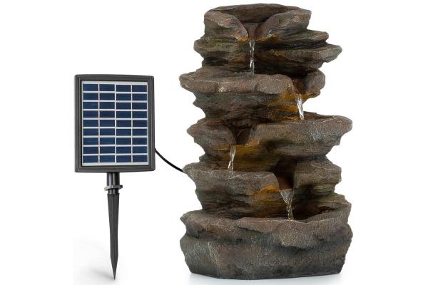 Las mejores fuentes de piedra para jardín baratas - Fuente para jardín Blumfeldt Stonehenge