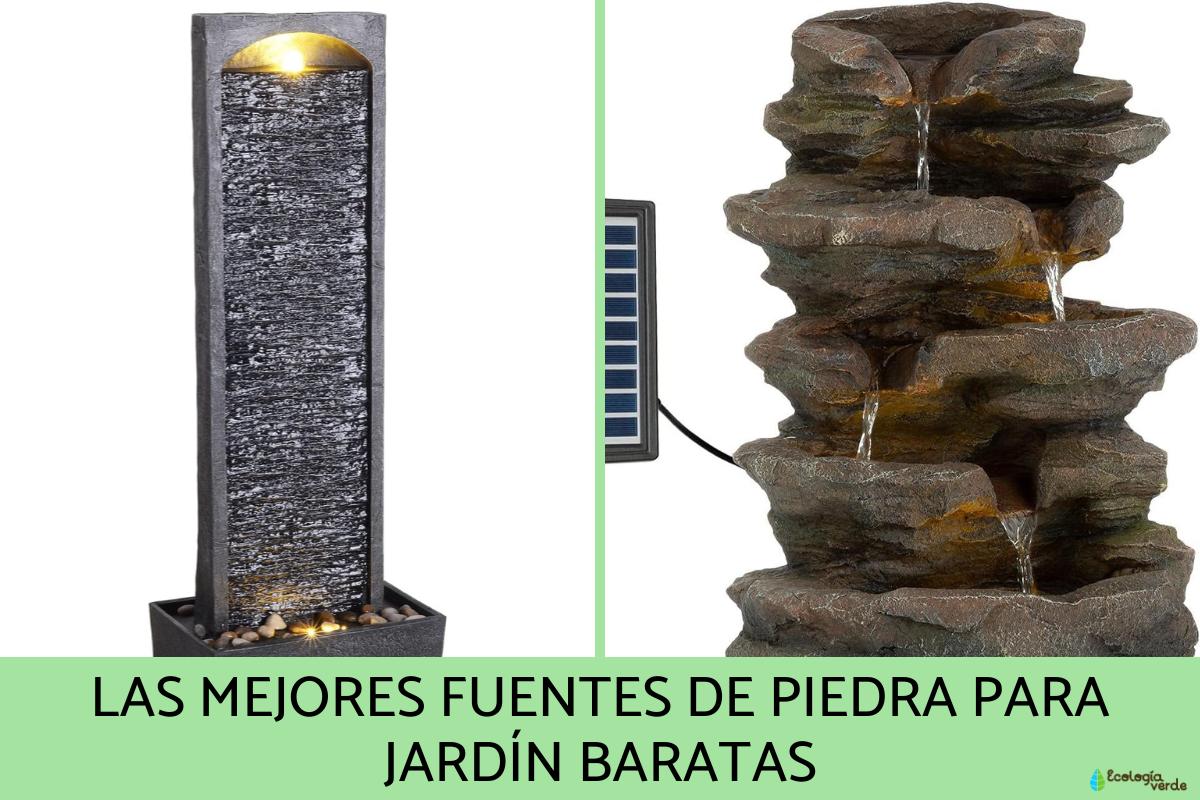 Las mejores fuentes de piedra para jardín baratas