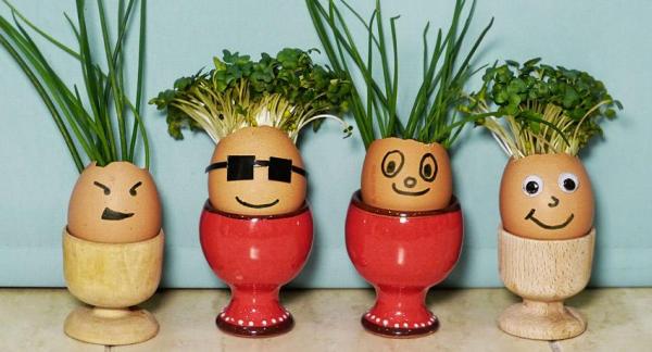 Usos originales y prácticos de las cáscaras de huevo - Decoración práctica