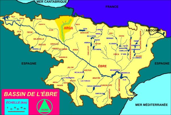 Río Arga - Datos del río Arga