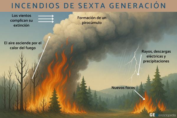 Incendios de sexta generación o megaincendios: qué son, características y por qué son tan peligrosos
