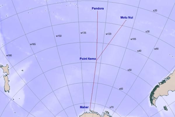 Los lugares más remotos del mundo - Punto Nemo