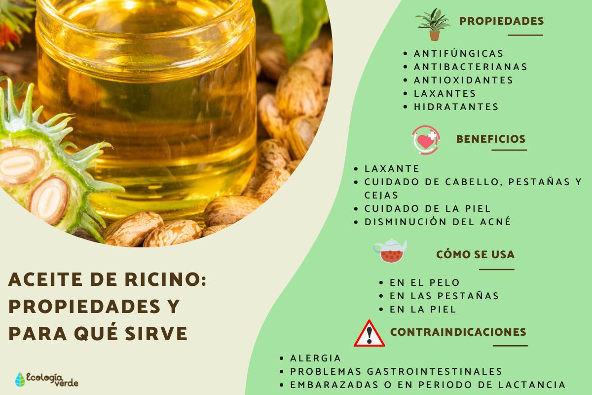 Aceite de ricino: propiedades y para qué sirve