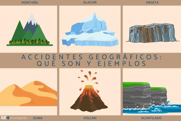 Accidentes geográficos: qué son y ejemplos