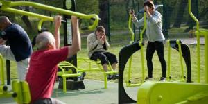 Gimnasios al aire libre que generan energía