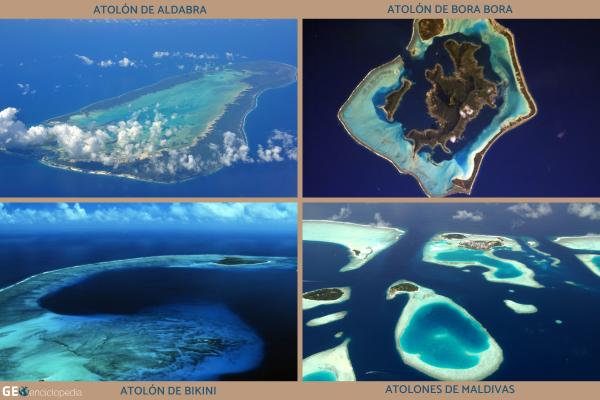 Atolones: qué son, cómo se forman y ejemplos de los más famosos - Ejemplos de atolones famosos 