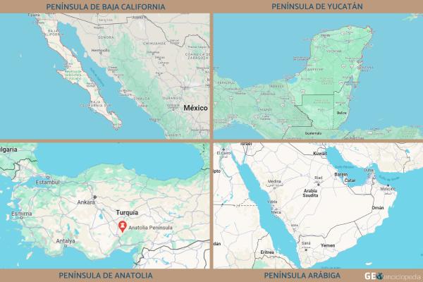 Qué es una península, cómo se forma y ejemplos - 