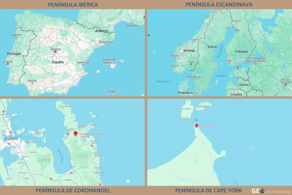 Qué es una península, cómo se forma y ejemplos - 