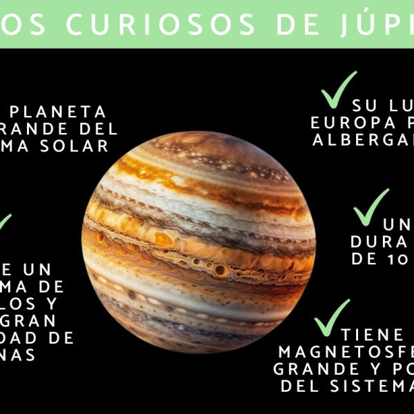 10 curiosidades de Jupiter Datos sobre el planeta mas grande