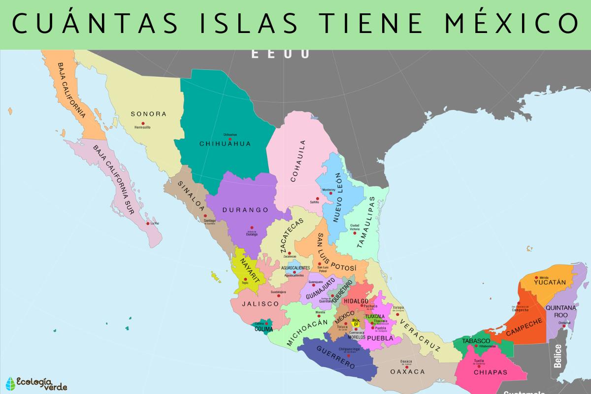 Cuántas islas tiene México